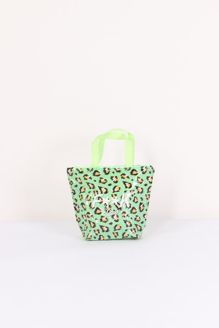 Mini Shopping Pvc Animalier Verde