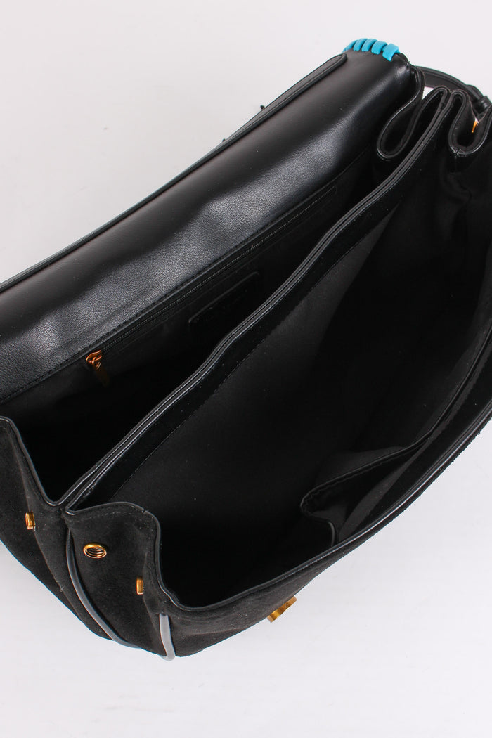 Tracolla  Suede Etnica Suede Black-6