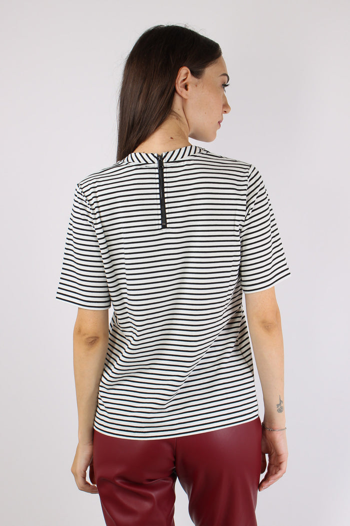 Reichard Maglia Riga Applicazi Nero/bianco-3