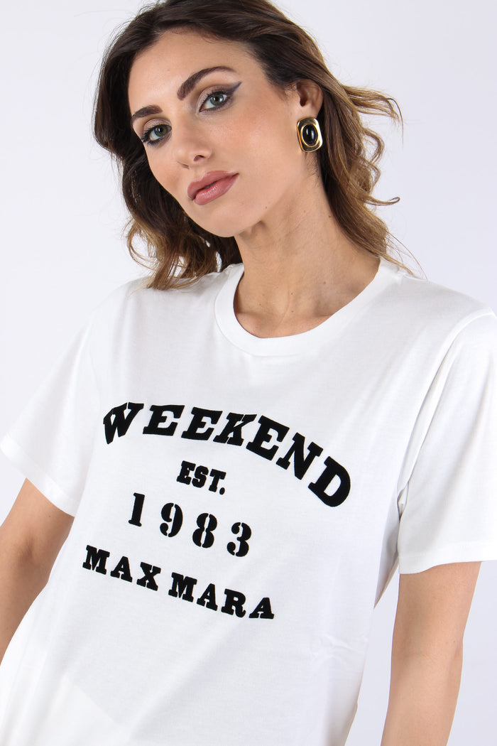 Wkdtenue T-shirt Stampa Off White-8