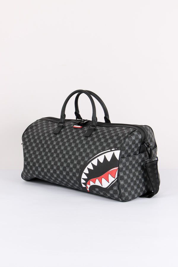 Duffle Shark In Paris Check Nero-2