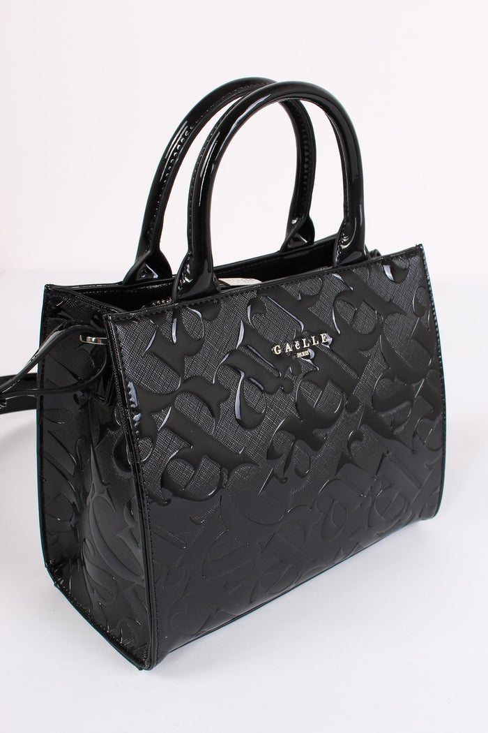 Mini Shopping Vernice Nero-6