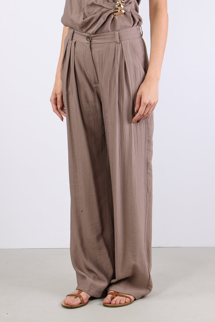 Pantalone Effetto Corteccia Tortora-3