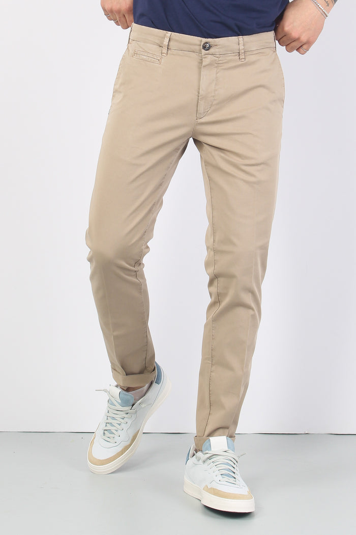 Pantalone Chino Slim Fit Beige-5