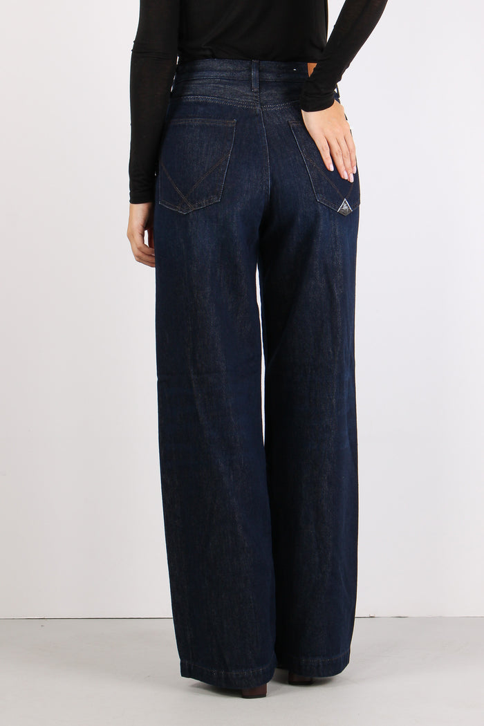 Denim Palazzo Denim Scuro-4