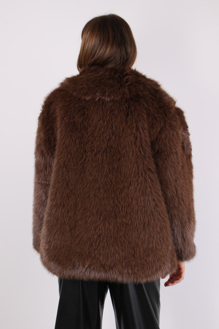 Ecopelliccia Brown-5