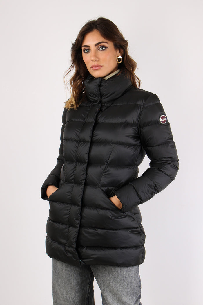 Piumino Cappotto Nylon Nero-2