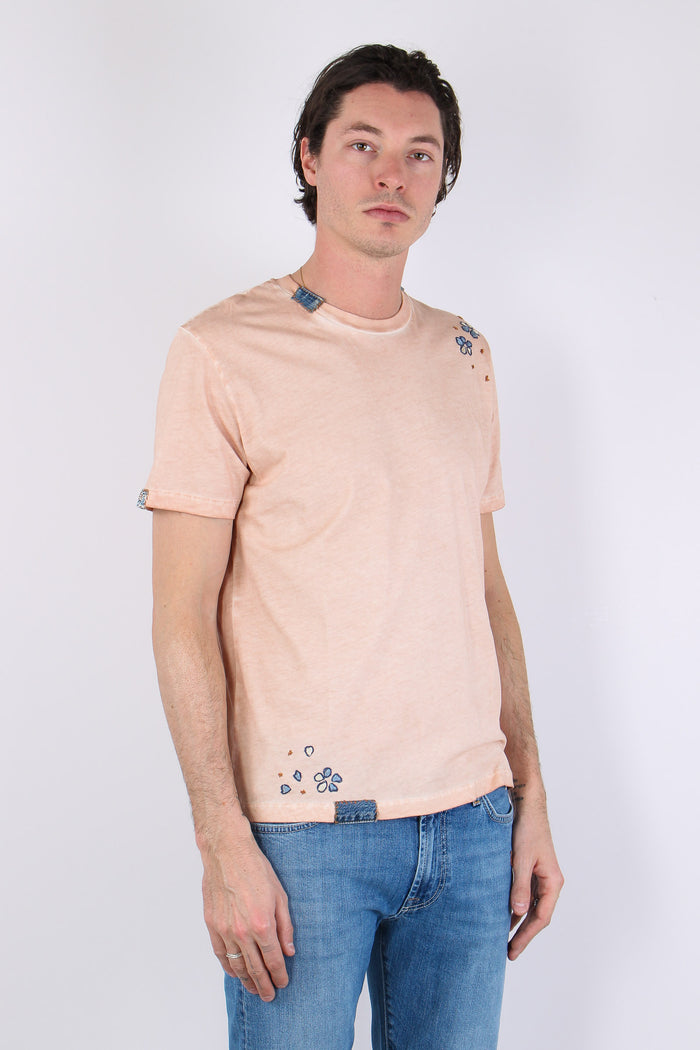 T-shirt Ricamo Fiori Aurora-7