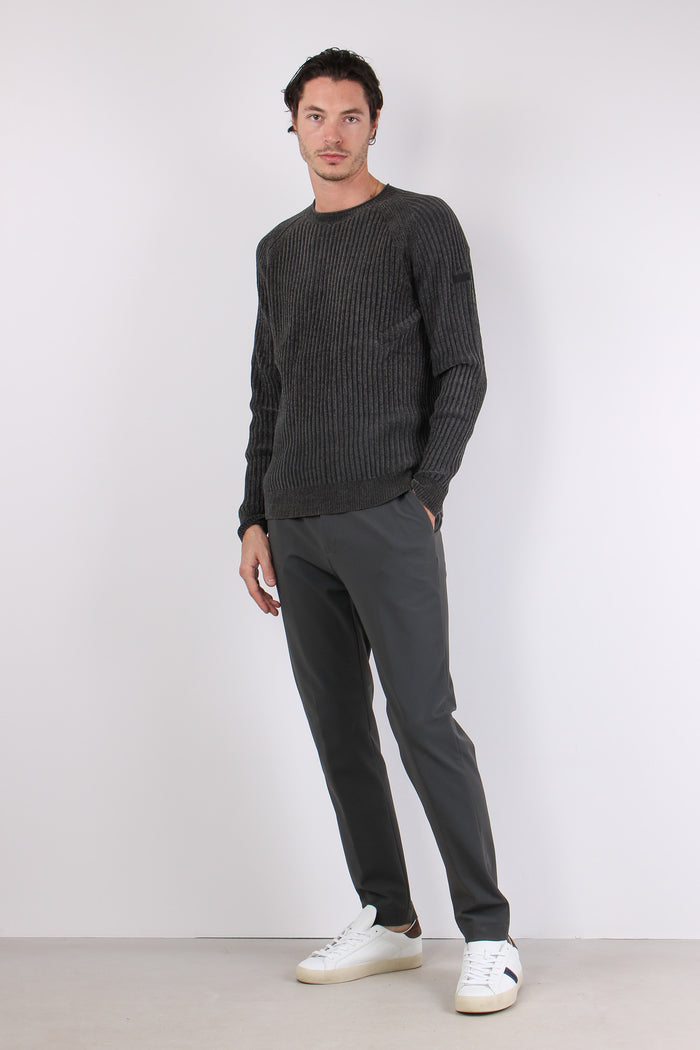 Maglia Girocollo Ciniglia Forest Green-3