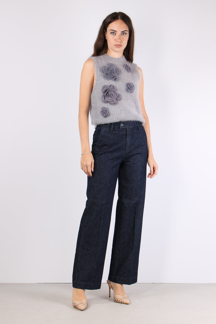 Denim Regular Taglio Vivo Denim