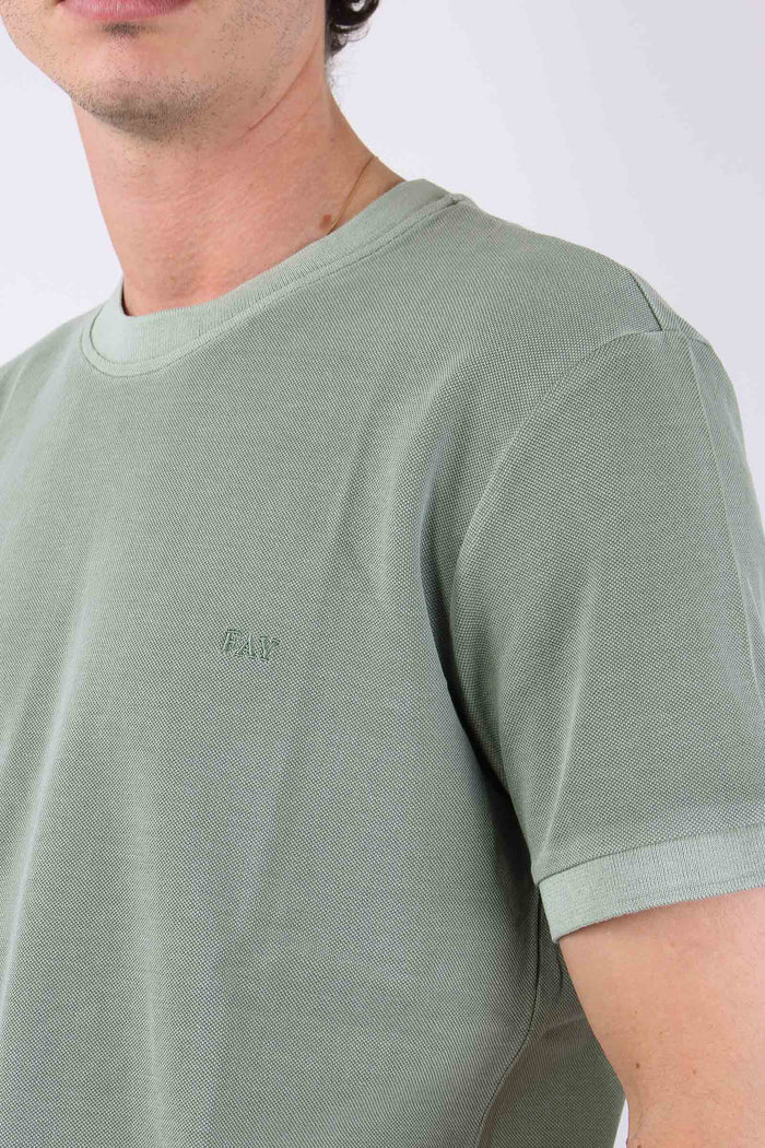 T-shirt Piquet Salvia-8