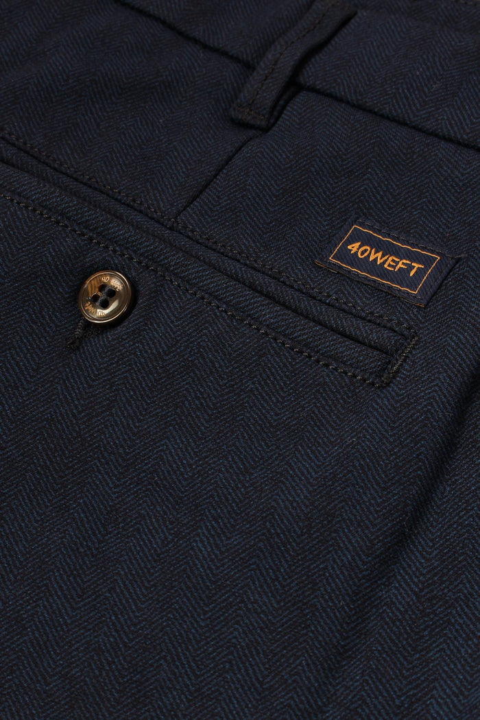 Pantalone Chino Punto Milano Blu Navy-3