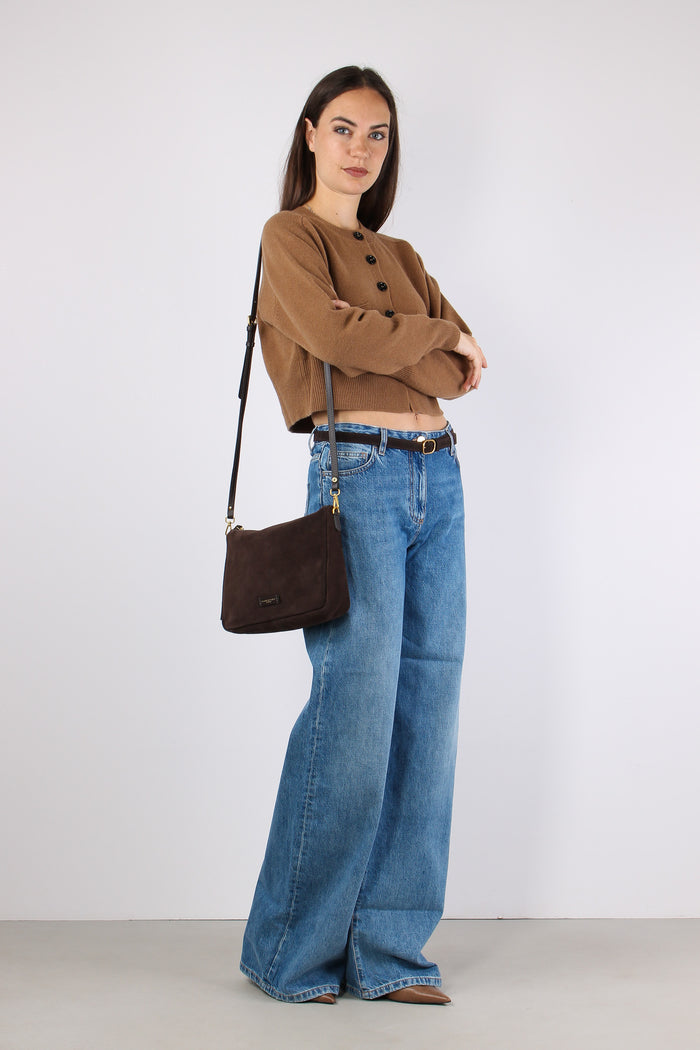 Cardigan Bottoni Daino-5