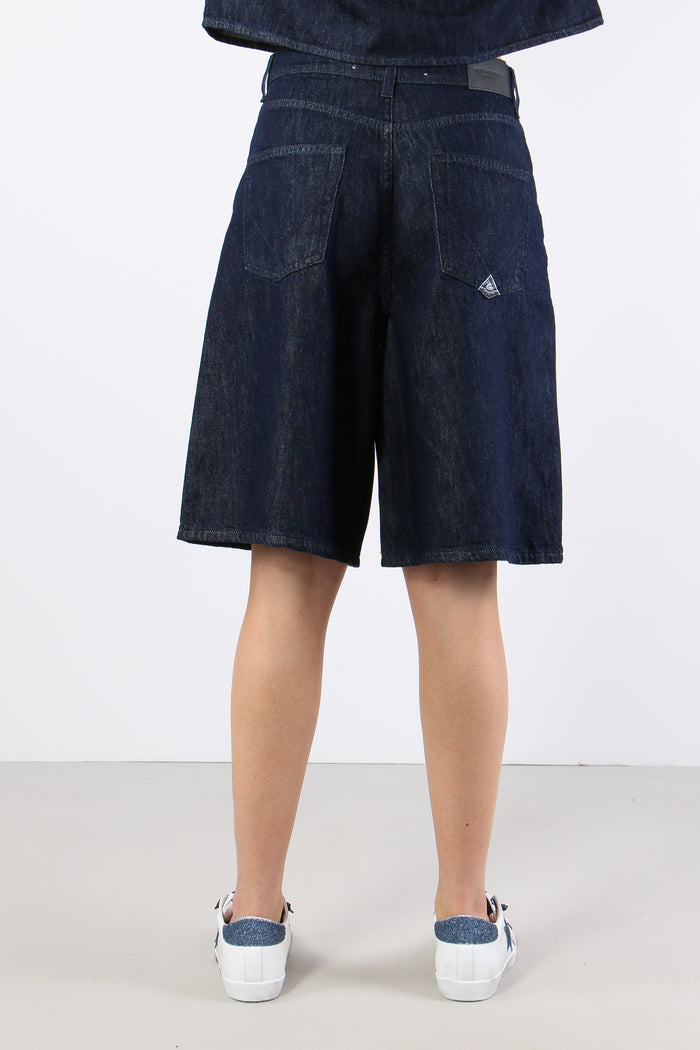 Bermuda Denim Denim Scuro-4