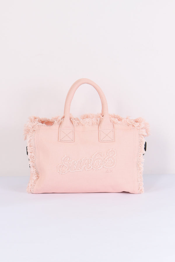 Shopping Media Frange Canvas Porcellana