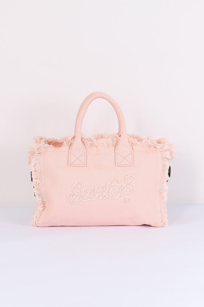 Shopping Media Frange Canvas Porcellana