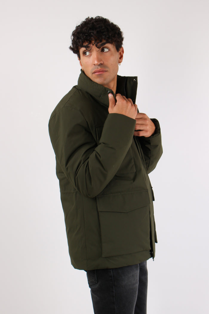 Jannik Field Jacket Tessuto Te Land Green-5