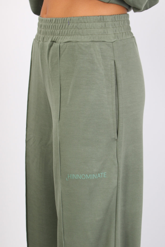 Pantalone Modal Coulisse Fondo Salvia-5