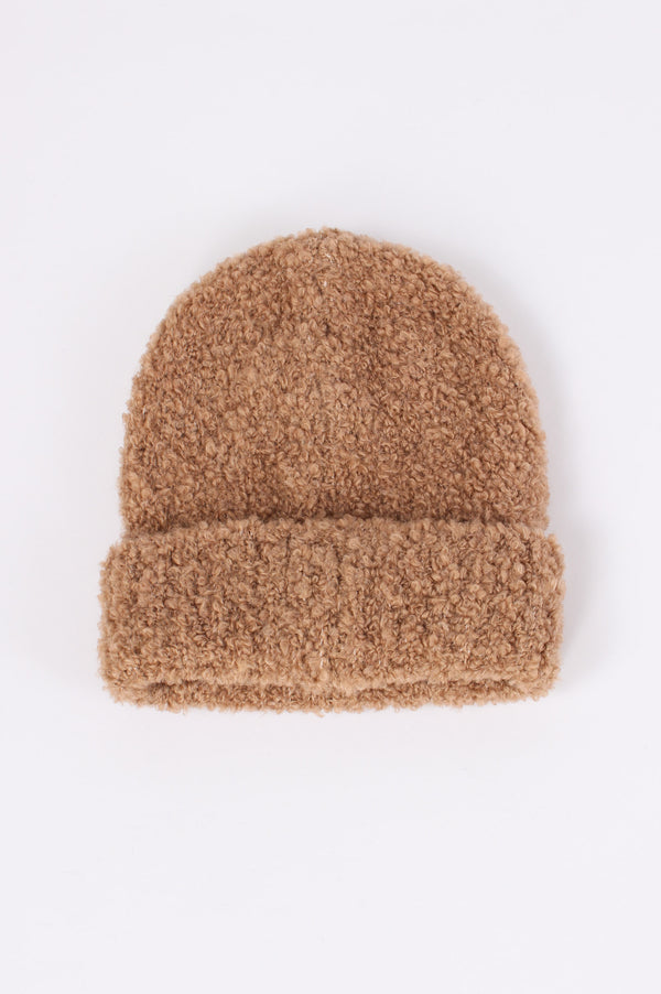 Cuffia Boucle Cammello-2