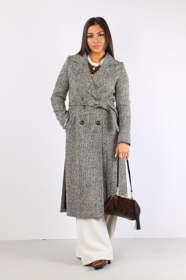 Cappotto Vestaglia Resca Moro/panna