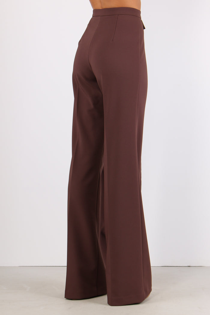 Pantalone Palazzo Pences Coffee-6
