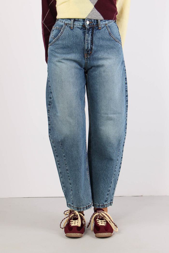 Denim Barrel Effetto Marmorizz Denim Medio-2