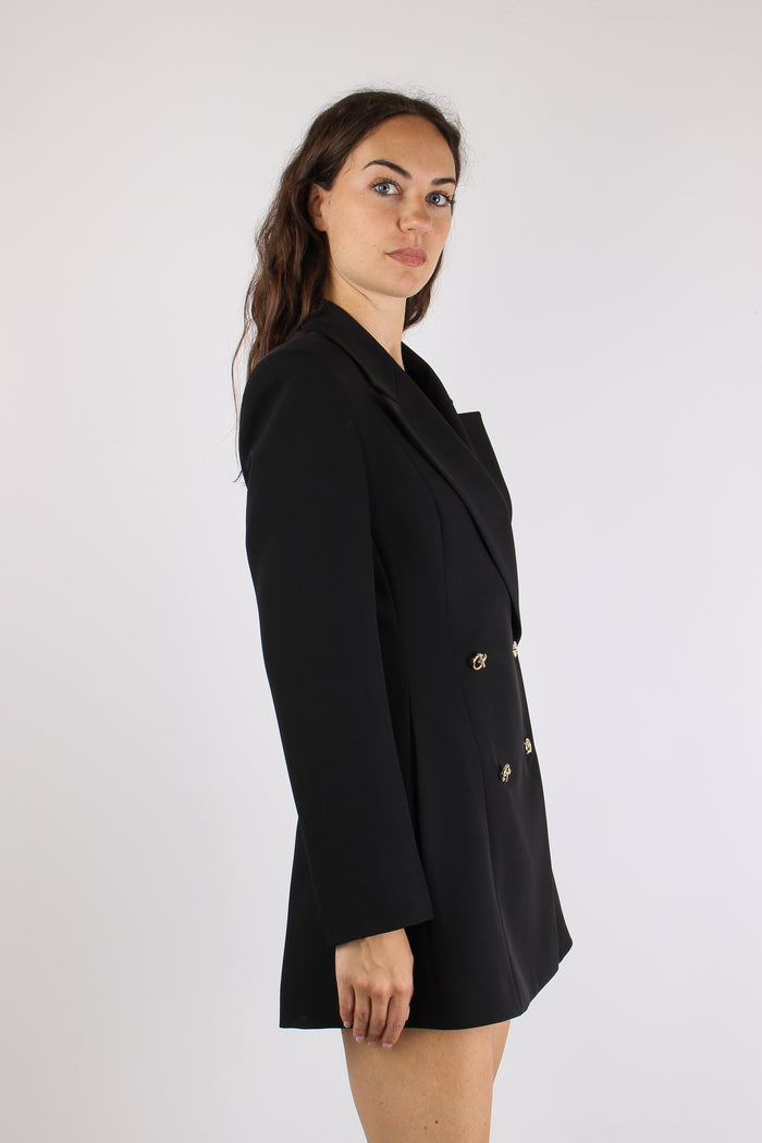 Giacca Doppiopetto Over Black-9