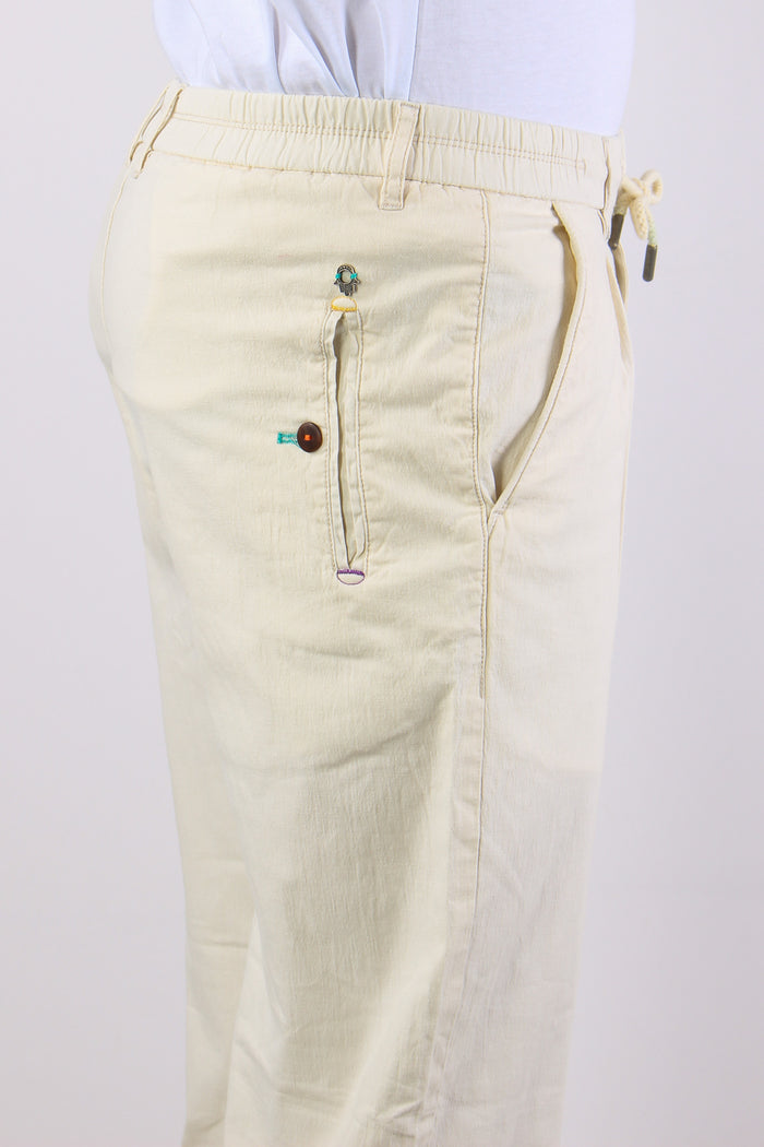 Pantalaccio Misto Lino Latte-6