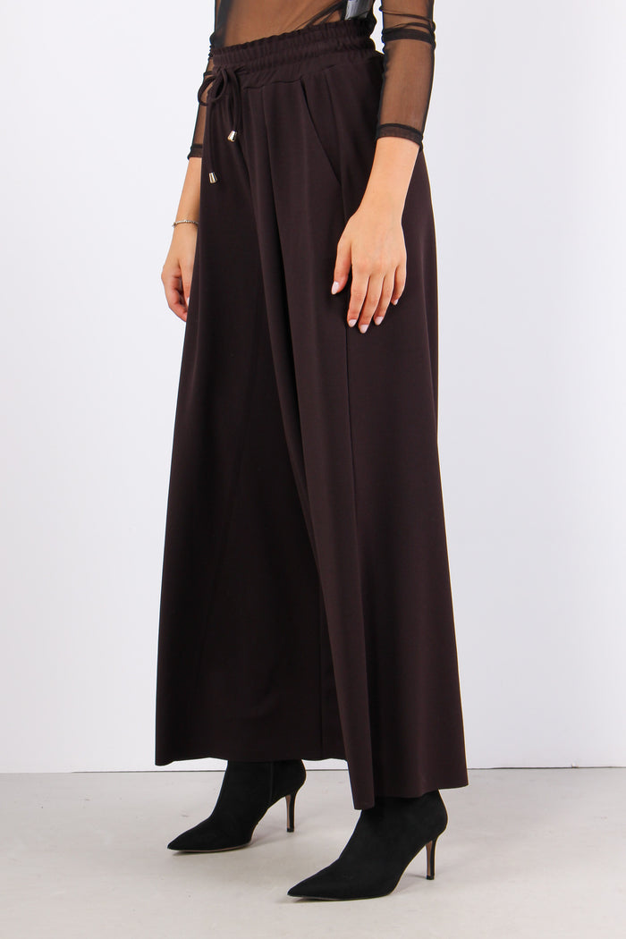 Pantalone Palazzo Scuba Moro-3