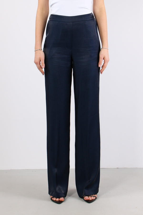 Pantalone Tessuto Cangiante Blu-2