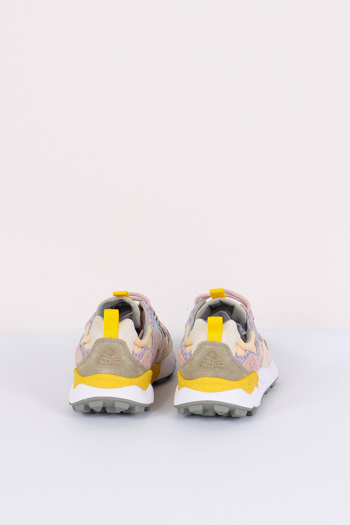 Sneakers Yamano Suede Animalier Lilac/pink-3