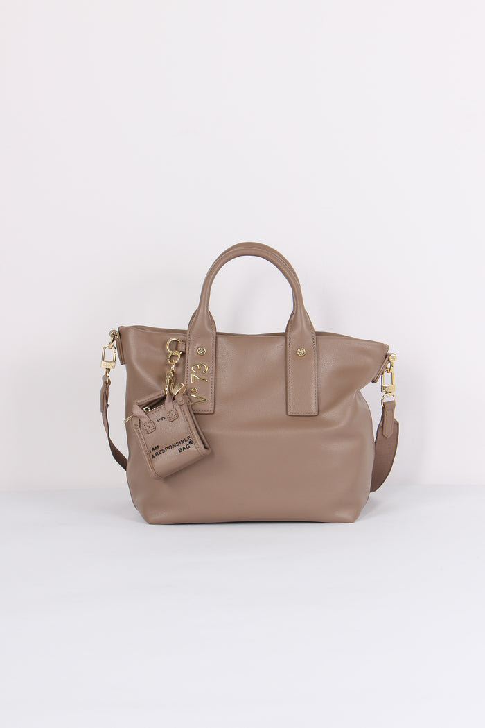 Matilda Mini  Shopping Charm B Taupe