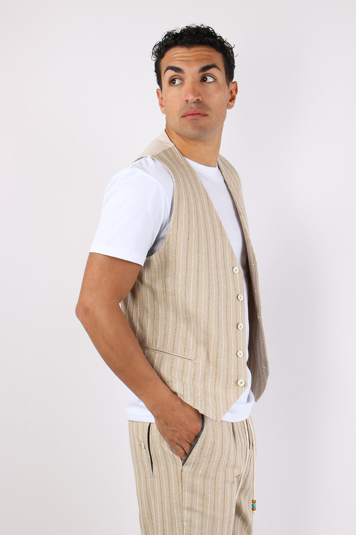 Gilet Riga Beige-4