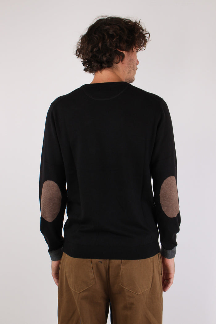 Maglia Profilo Toppa Nero-4
