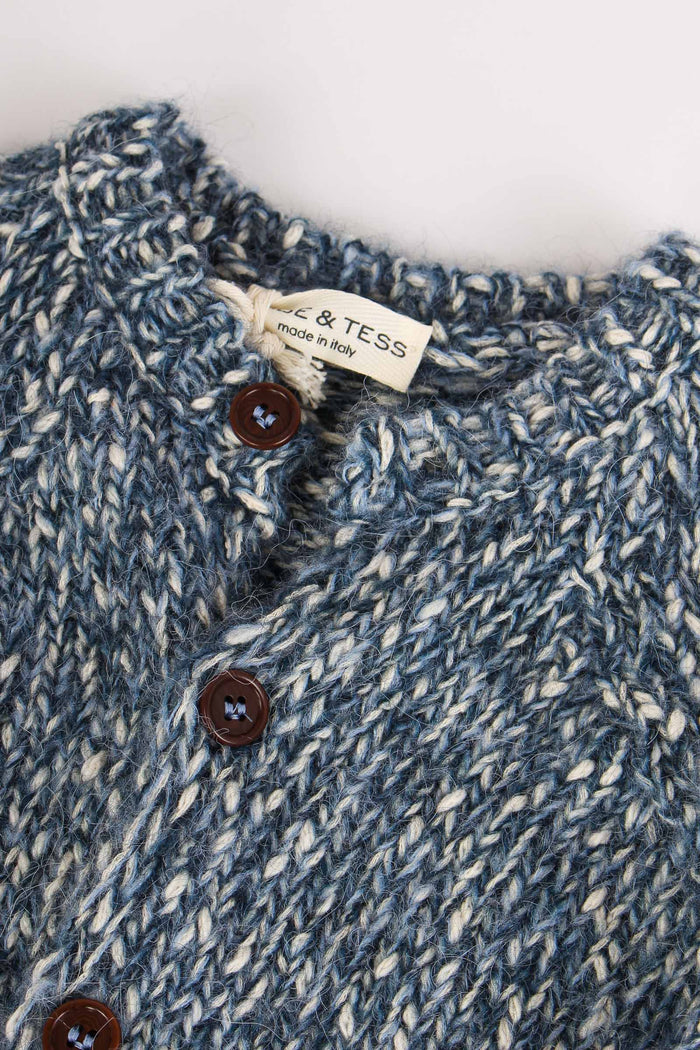 Giubbotto Melange Blu Provenza-4