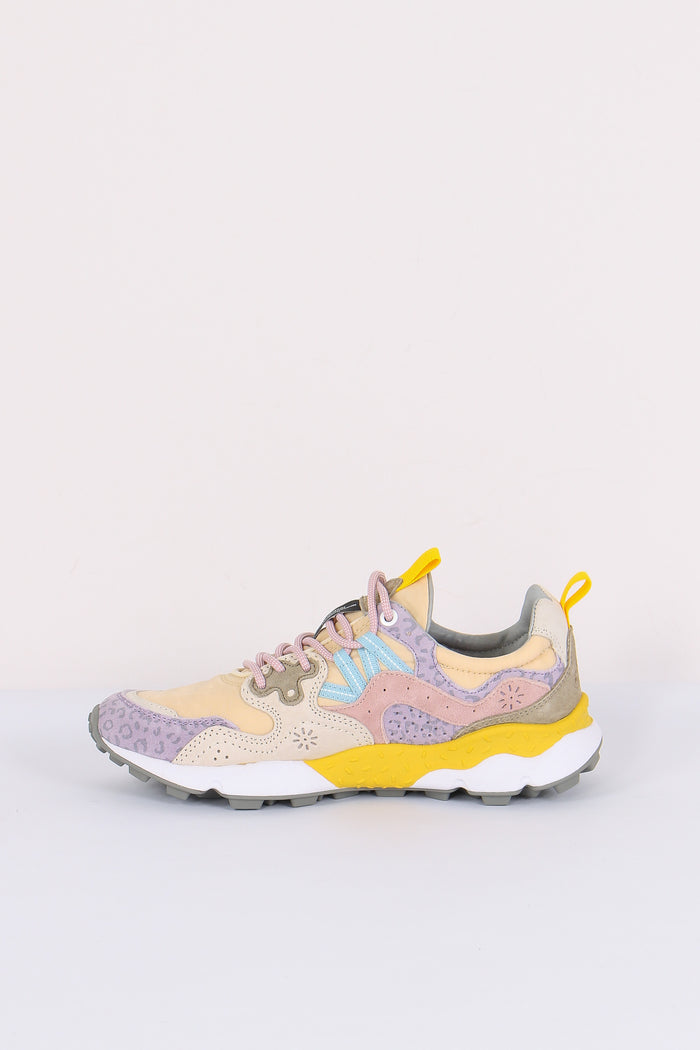 Sneakers Yamano Suede Animalier Lilac/pink-7