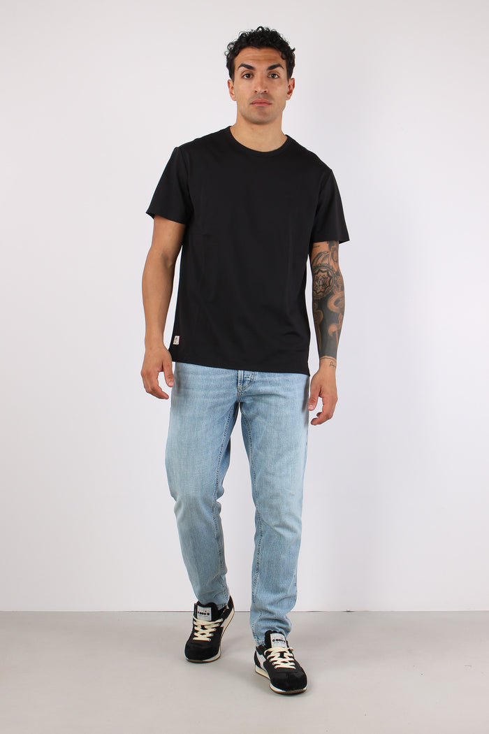 T-shirt Piquet Tecnica Nero-2
