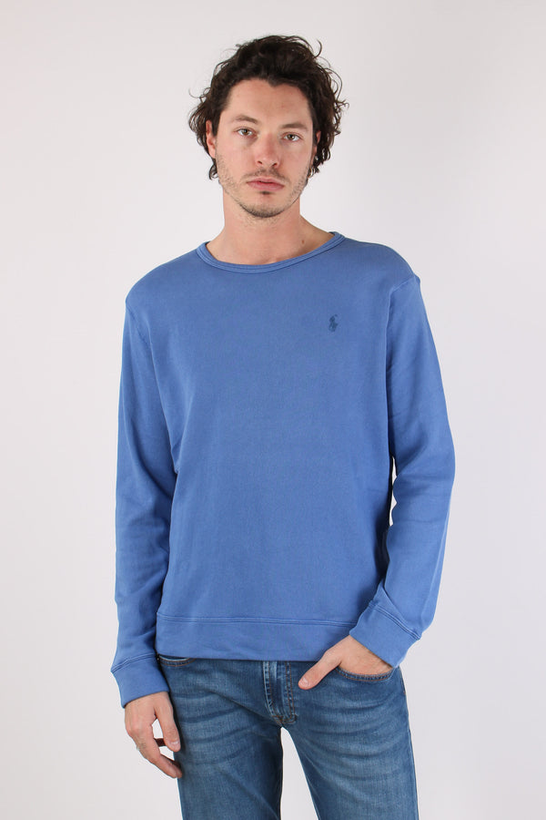 Felpa Girocollo Spugna Modern Royal