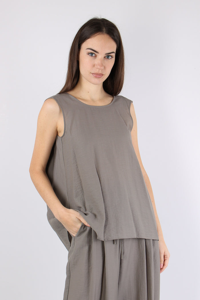 Blusa Scavo Dietro Grigio-7