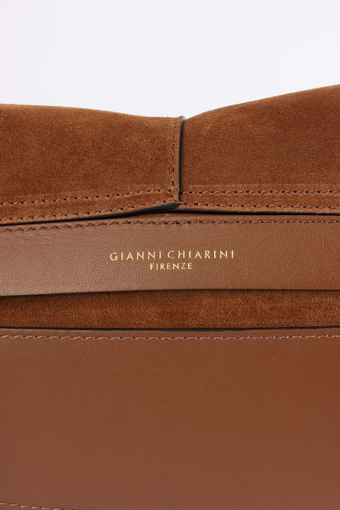 Helena Round Tracollina Suede Cognac-7