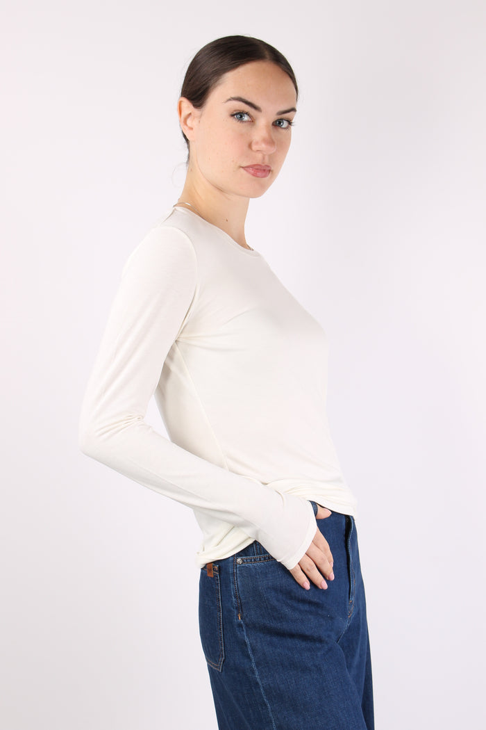 Multie T-shirt Ml Jersey Ecru-6