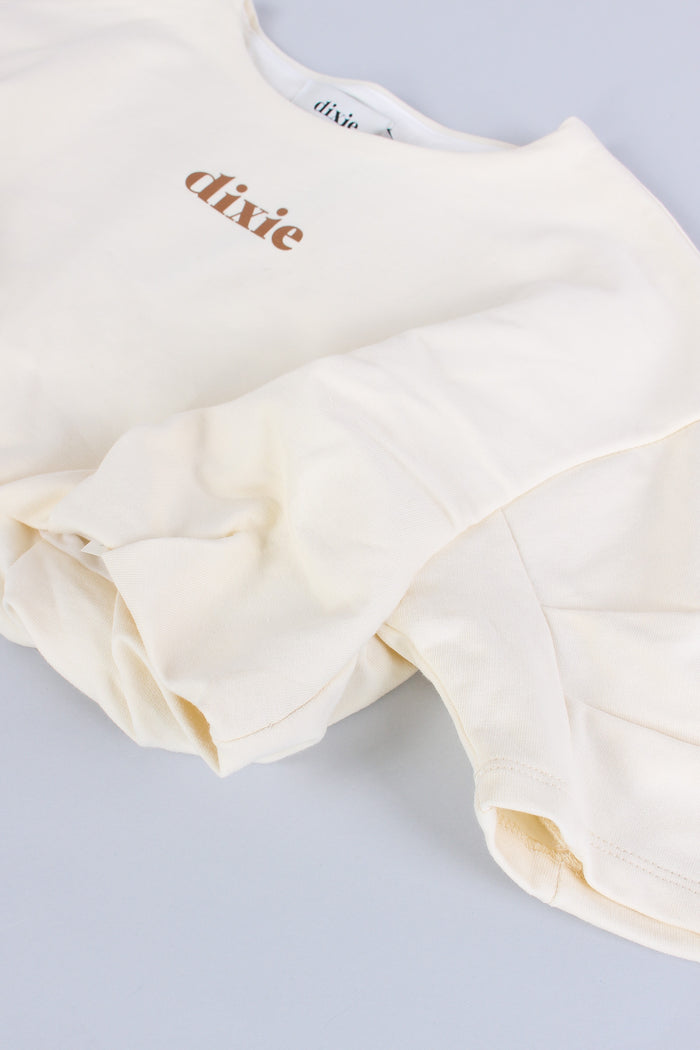 Felpa Mezza Manica Almond Milk-3