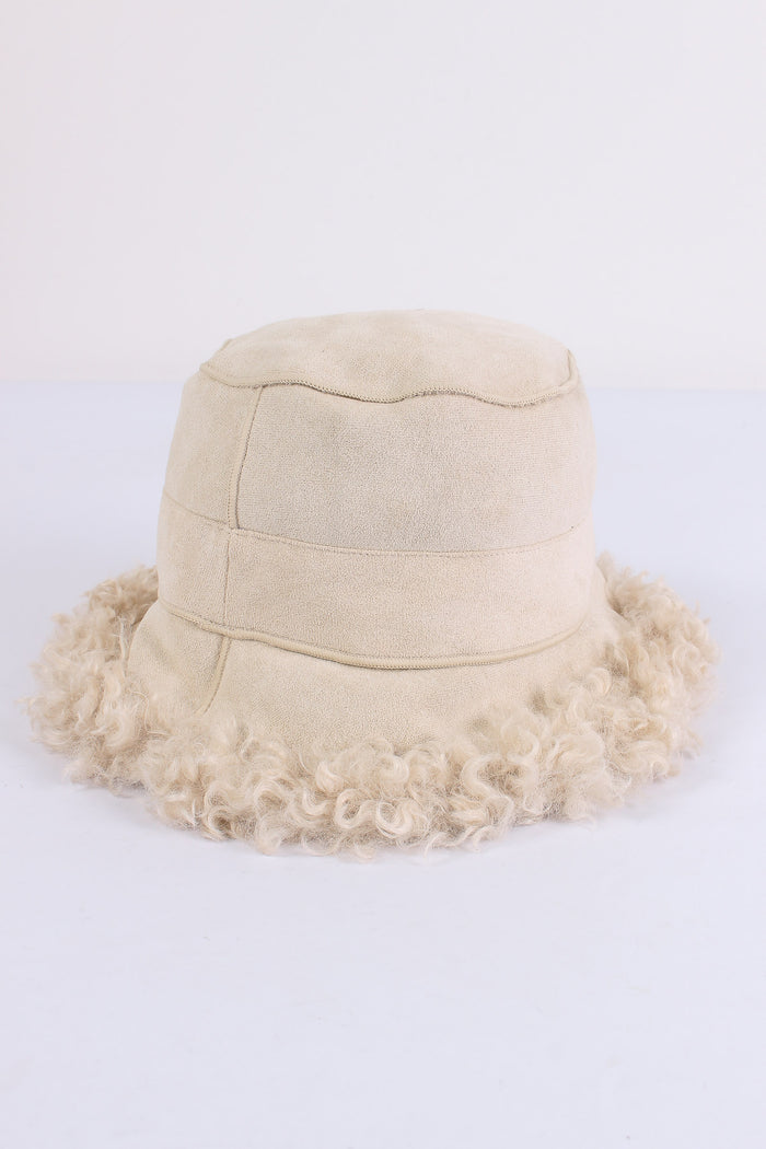 Cappello Pescatore Ecopelliccia Burro-3