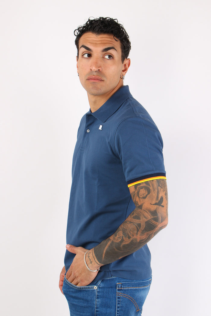 Polo Collo Contrasto Blue Insignie-3