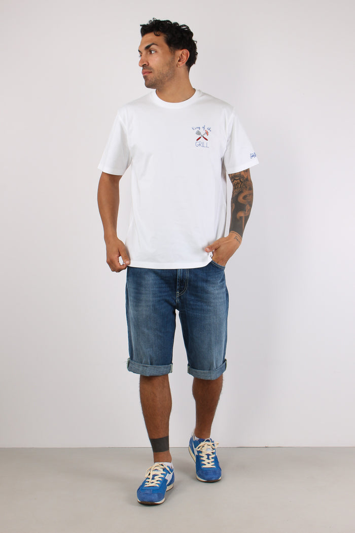 T-shirt Scritta Ricami King