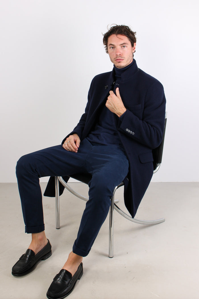 Cappotto Jersey Blu-8