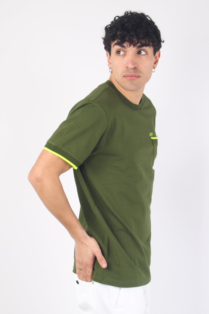 T-shirt Pique Taschino Verde-4