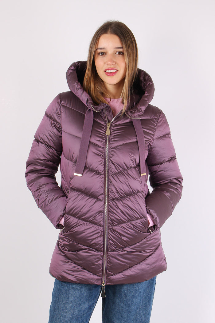 Piumino Svasato Glicine-3