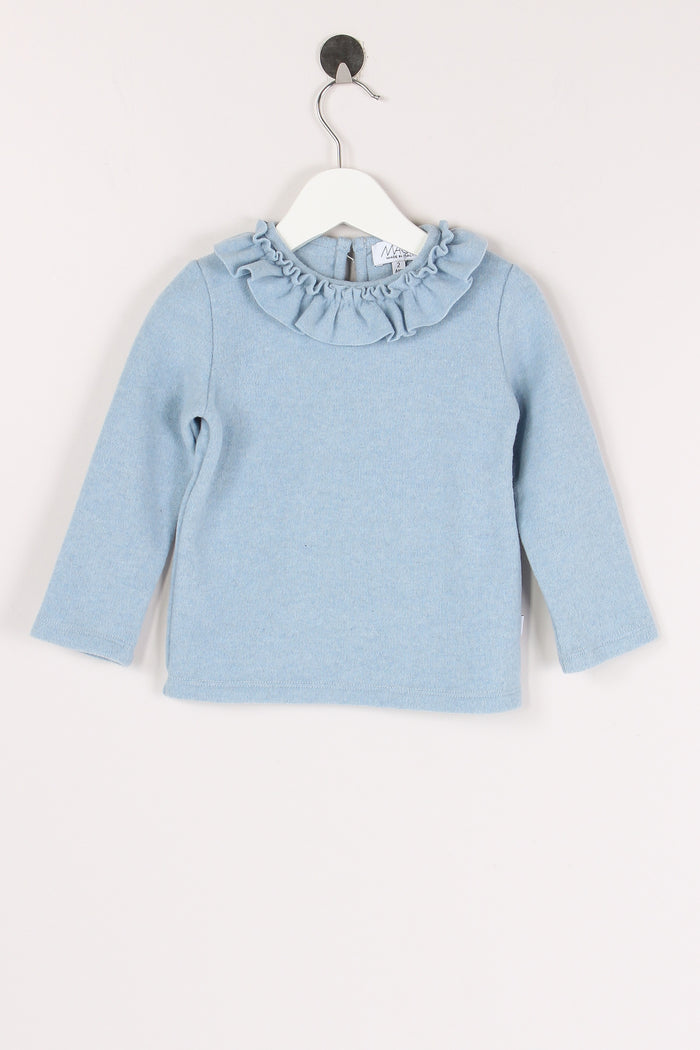 T-shirt Caldo Cotone Rouges Azzurro