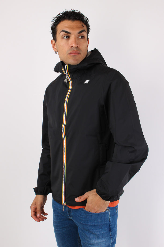 Giubbotto Cappuccio Stretch Black Pure-4